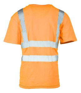 KOSZULKA Z PASAMI ODBLASKOWYMI BRIXTON FLASH 50-50 160G - Pomarańczowy