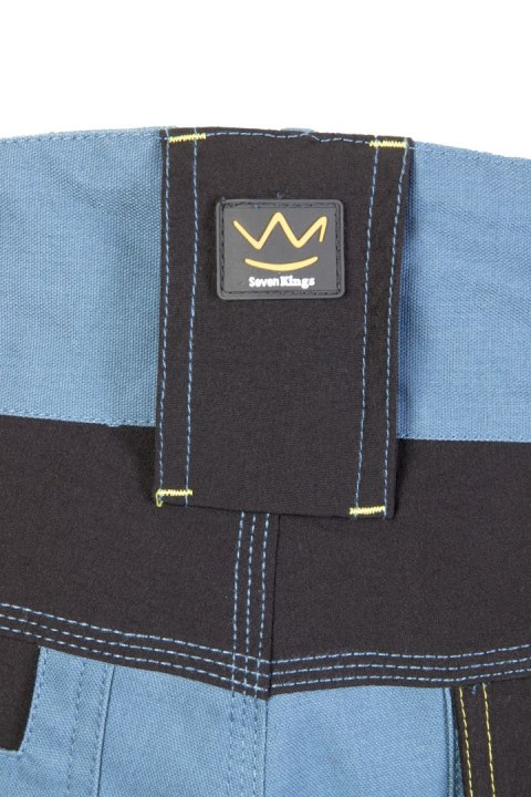 SPODNIE KRÓTKIE PRO NIEBIESKIE - SEVEN KINGS