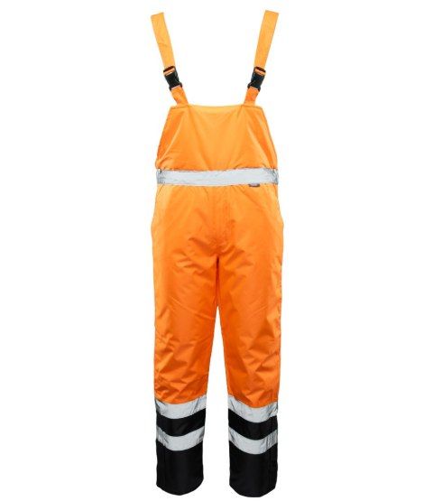 SPODNIE OGRODNICZKI BENEFIT HI-VI - KAT.II KLASA 2 - Pomarańczowy