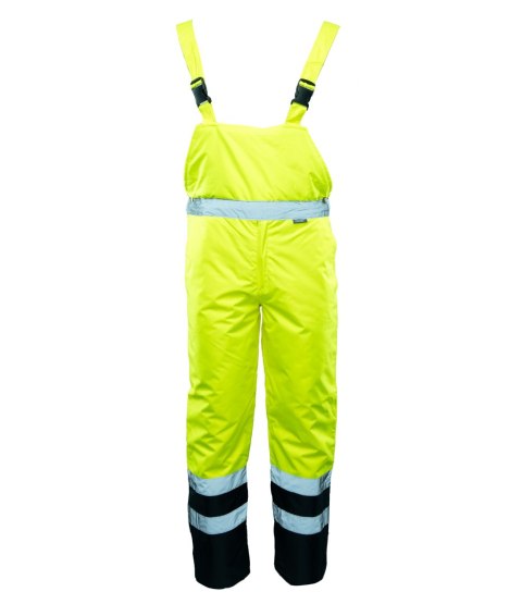 SPODNIE OGRODNICZKI BENEFIT HI-VI - KAT.II KLASA 2 - Pomarańczowy