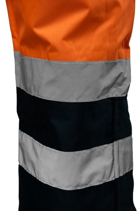 SPODNIE OGRODNICZKI BENEFIT HI-VI - KAT.II KLASA 2 - Pomarańczowy