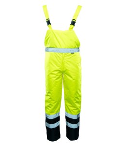 SPODNIE OGRODNICZKI BENEFIT HI-VI - KAT.II KLASA 2 - Żółty