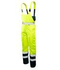 SPODNIE OGRODNICZKI BENEFIT HI-VI - KAT.II KLASA 2 - Żółty