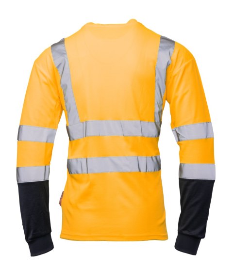 KOSZULKA BRIXTON FLASH DŁUGI RĘKAW 50/50 POMARAŃCZ/GRANAT