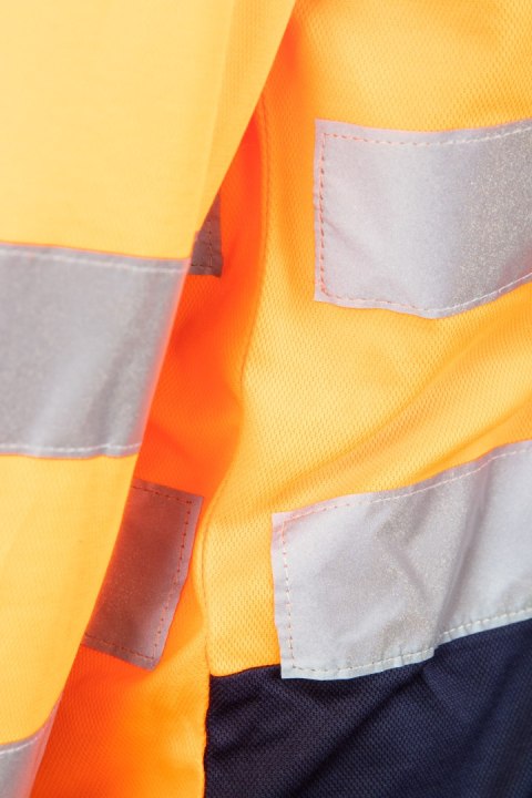 KOSZULKA BRIXTON FLASH DŁUGI RĘKAW 50/50 POMARAŃCZ/GRANAT