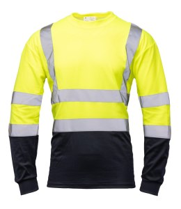 KOSZULKA BRIXTON FLASH DŁUGI RĘKAW 50/50 ŻÓŁTY/GRANAT