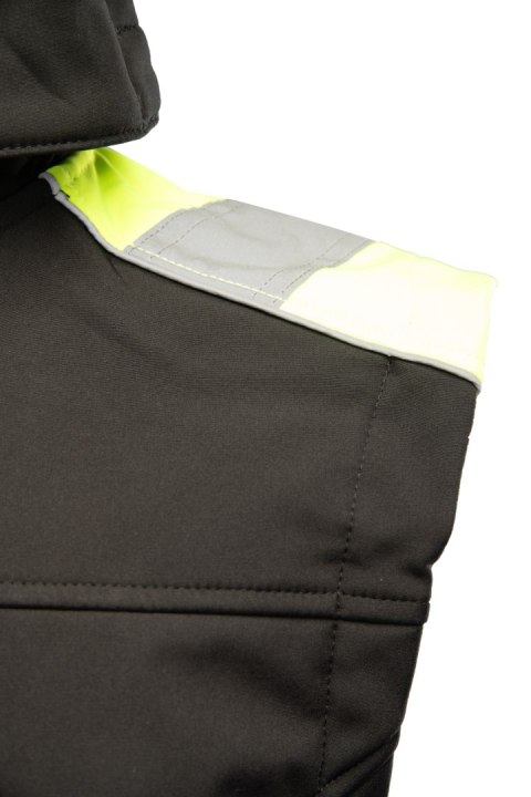 RIVAL KAMIZELKA SOFTSHELL - SEVEN KINGS - Czarny-Żółty