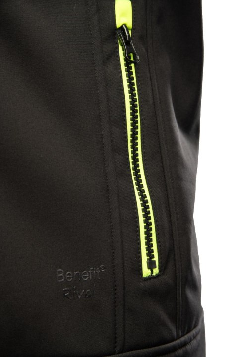 RIVAL KAMIZELKA SOFTSHELL - SEVEN KINGS - Czarny-Żółty