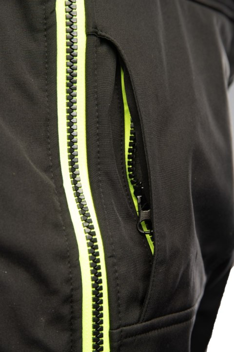 RIVAL KAMIZELKA SOFTSHELL - SEVEN KINGS - Czarny-Żółty