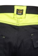 SEVEN KINGS SPODNIE DO PASA SOLAR - Czarny-Żółty