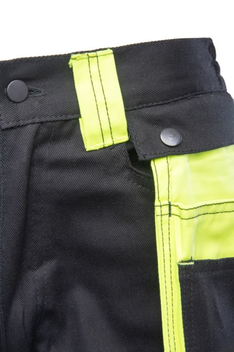 SEVEN KINGS SPODNIE DO PASA SOLAR - Czarny-Żółty