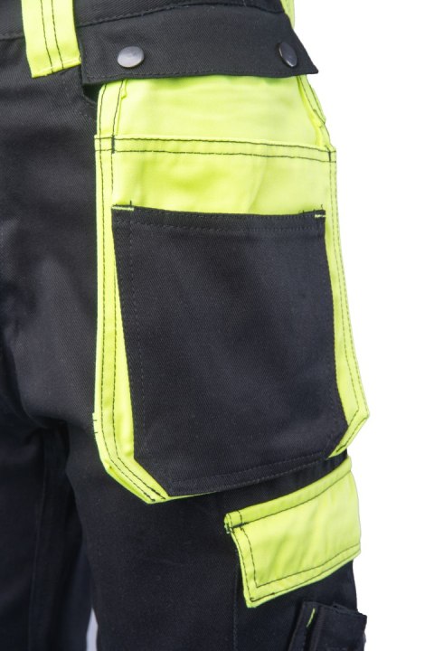 SEVEN KINGS SPODNIE DO PASA SOLAR - Czarny-Żółty