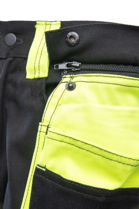 SEVEN KINGS SPODNIE DO PASA SOLAR - Czarny-Żółty