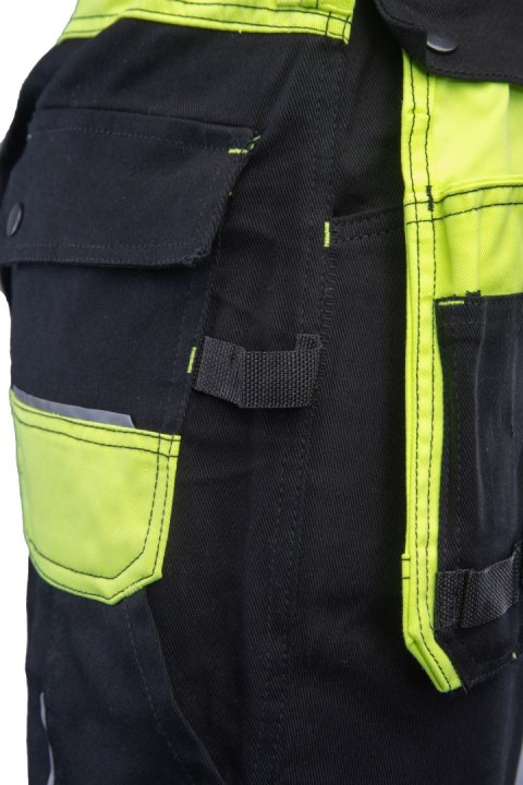 SEVEN KINGS SPODNIE DO PASA SOLAR - Czarny-Żółty