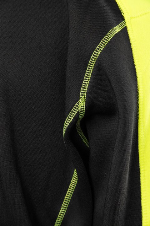 BLUZA DRESOWA Z KAPTUREM SEVEN KINGS RIVAL - Czarny-Żółty