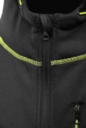 BLUZA DRESOWA Z KAPTUREM SEVEN KINGS RIVAL - Czarny-Żółty