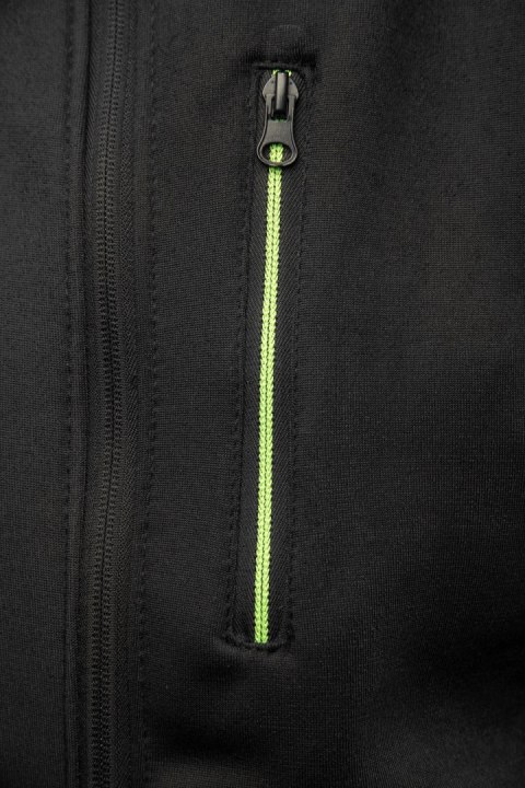 BLUZA DRESOWA Z KAPTUREM SEVEN KINGS RIVAL - Czarny-Żółty