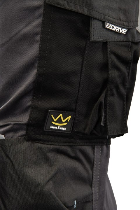 SEVEN KINGS SPODNIE DO PASA DRIVE STALOWY - DAMSKIE