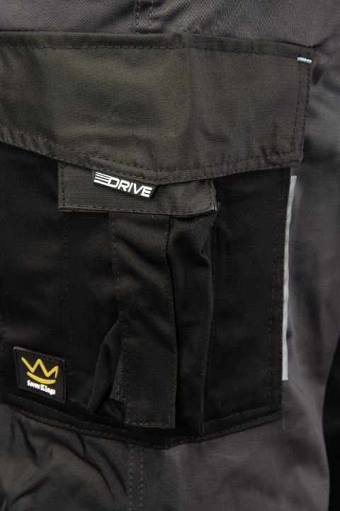 SEVEN KINGS SPODNIE DO PASA DRIVE STALOWY - DAMSKIE