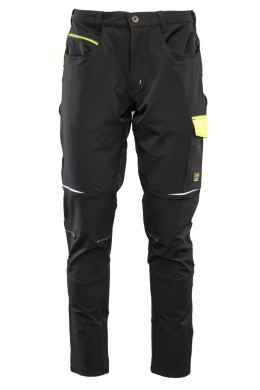 SEVEN KINGS RIVAL SPODNIE SOFTSHELL CZARNY/ŻÓŁTY