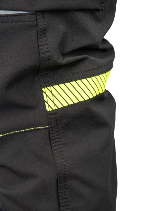 SEVEN KINGS RIVAL SPODNIE SOFTSHELL CZARNY/ŻÓŁTY