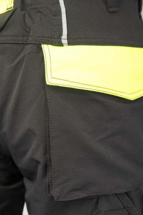 SEVEN KINGS RIVAL SPODNIE SOFTSHELL CZARNY/ŻÓŁTY