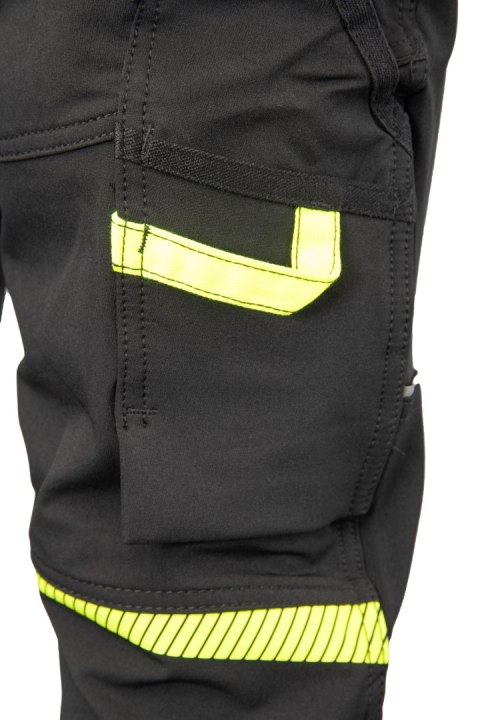 SEVEN KINGS RIVAL SPODNIE SOFTSHELL CZARNY/ŻÓŁTY