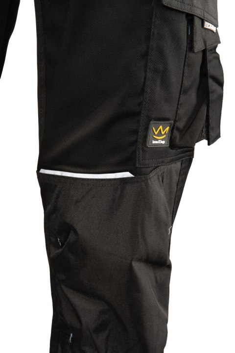 SEVEN KINGS SPODNIE DO PASA DRIVE CZARNE - DAMSKIE