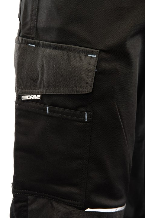 SEVEN KINGS SPODNIE DO PASA DRIVE CZARNE - DAMSKIE