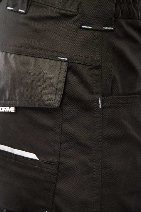 SEVEN KINGS SPODNIE DO PASA DRIVE CZARNE - DAMSKIE