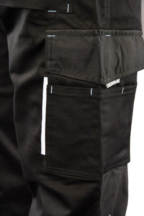 SEVEN KINGS SPODNIE DO PASA DRIVE CZARNE - DAMSKIE