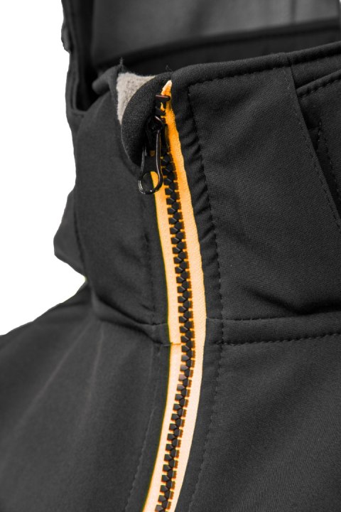 SEVEN KINGS RIVAL SOFTSHELL CZARNY/POMARAŃCZ