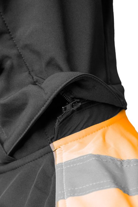 SEVEN KINGS RIVAL SOFTSHELL CZARNY/POMARAŃCZ