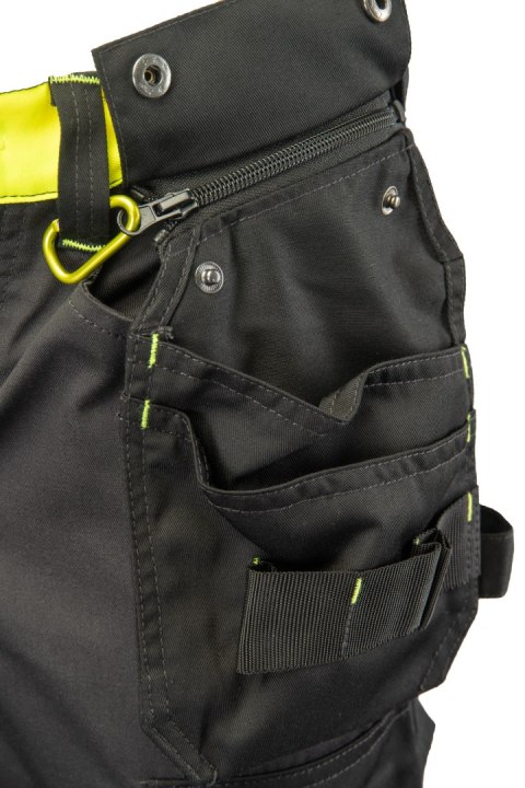 SEVEN KINGS SPODNIE DO PASA FLASH STALOWO/ŻÓŁTY KAT. II SKF01Y