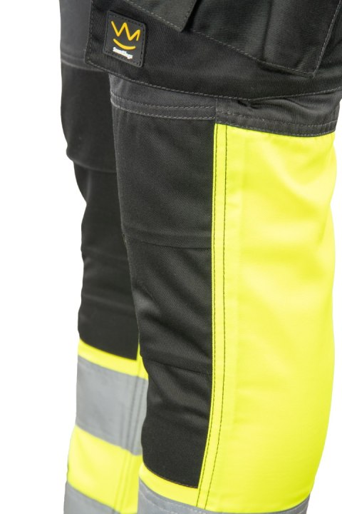 SEVEN KINGS SPODNIE DO PASA FLASH STALOWO/ŻÓŁTY KAT. II SKF01Y