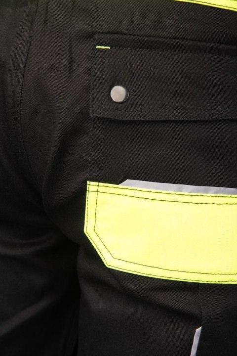 SEVEN KINGS SPODNIE DO PASA SOLAR ODBLASK - Żółty