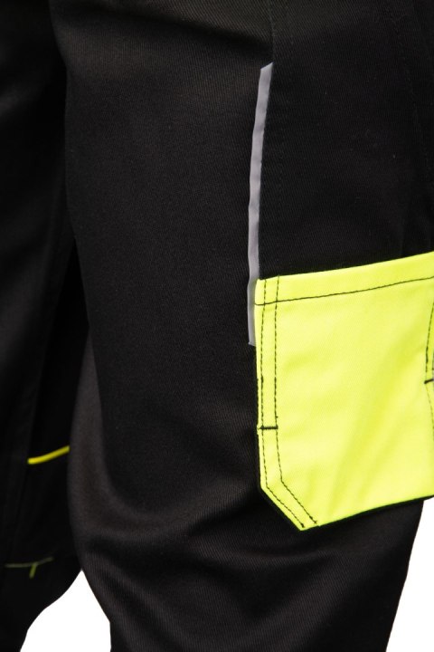 SEVEN KINGS SPODNIE DO PASA SOLAR ODBLASK - Żółty