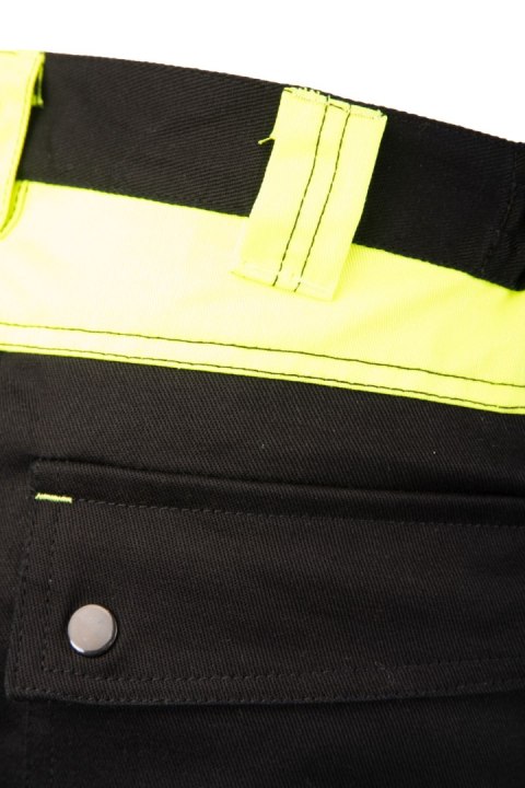 SEVEN KINGS SPODNIE DO PASA SOLAR ODBLASK - Żółty