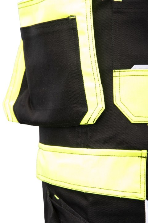 SEVEN KINGS SPODNIE DO PASA SOLAR ODBLASK - Żółty