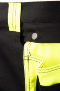 SEVEN KINGS SPODNIE DO PASA SOLAR ODBLASK - Żółty