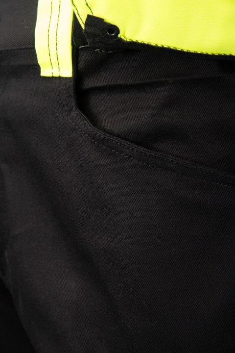 SEVEN KINGS SPODNIE DO PASA SOLAR ODBLASK - Żółty