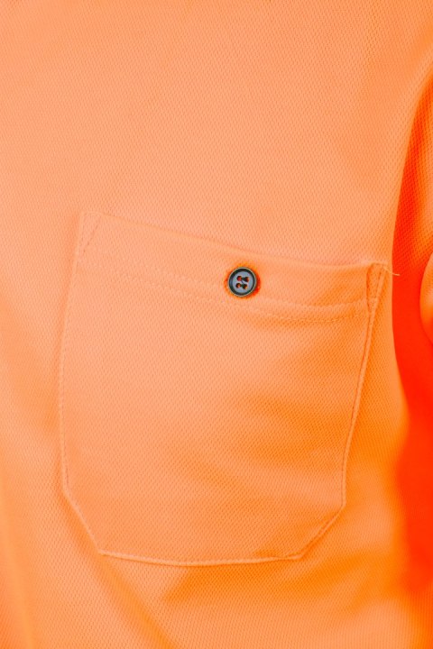 KOSZULKA POLO BRIXTON FLASH 50/50 POMARAŃCZ KAT. II BF012