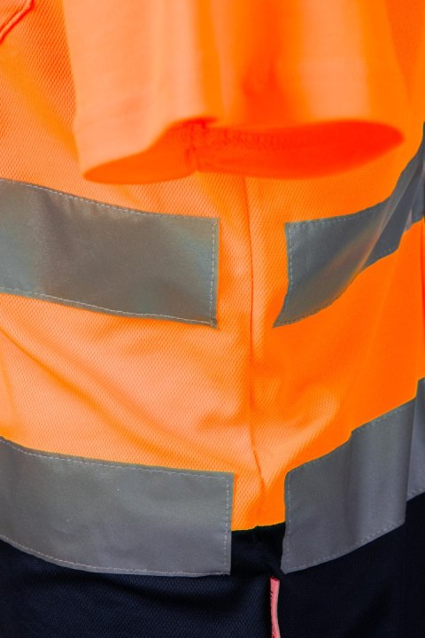 KOSZULKA POLO BRIXTON FLASH 50/50 POMARAŃCZ KAT. II BF012