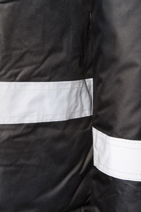 KURTKA SEVEN_KINGS RIVAL CZARNO - POMARAŃCZOWY