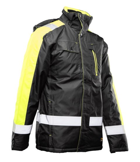 KURTKA SEVEN_KINGS RIVAL CZARNO - ŻÓŁTY