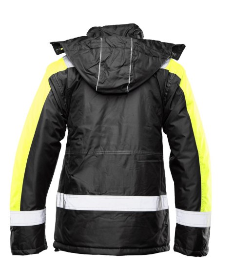 KURTKA SEVEN_KINGS RIVAL CZARNO - ŻÓŁTY