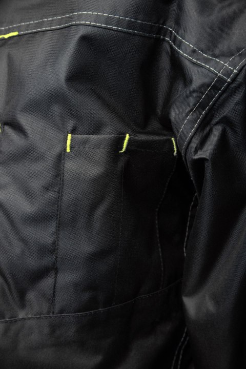 KURTKA SEVEN_KINGS RIVAL CZARNO - ŻÓŁTY