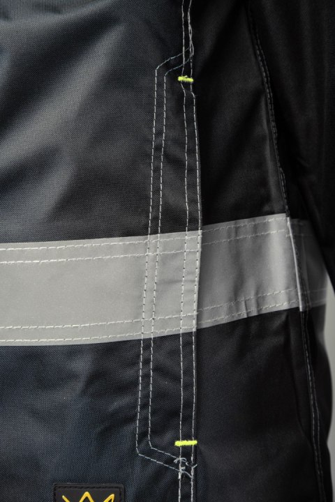 KURTKA SEVEN_KINGS RIVAL CZARNO - ŻÓŁTY