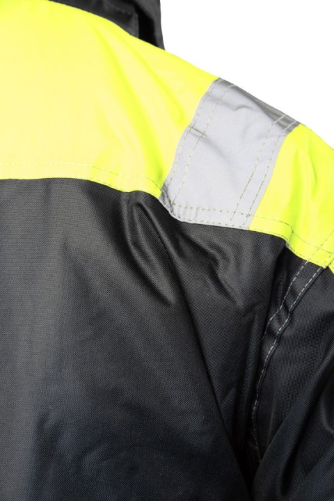 KURTKA SEVEN_KINGS RIVAL CZARNO - ŻÓŁTY