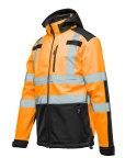 SOFTSHELL BRIXTON FLASH WSTAWKA GRANAT BF005 Z PASAMI ODBLASK. POMARAŃCZ KAT 2 klasa2